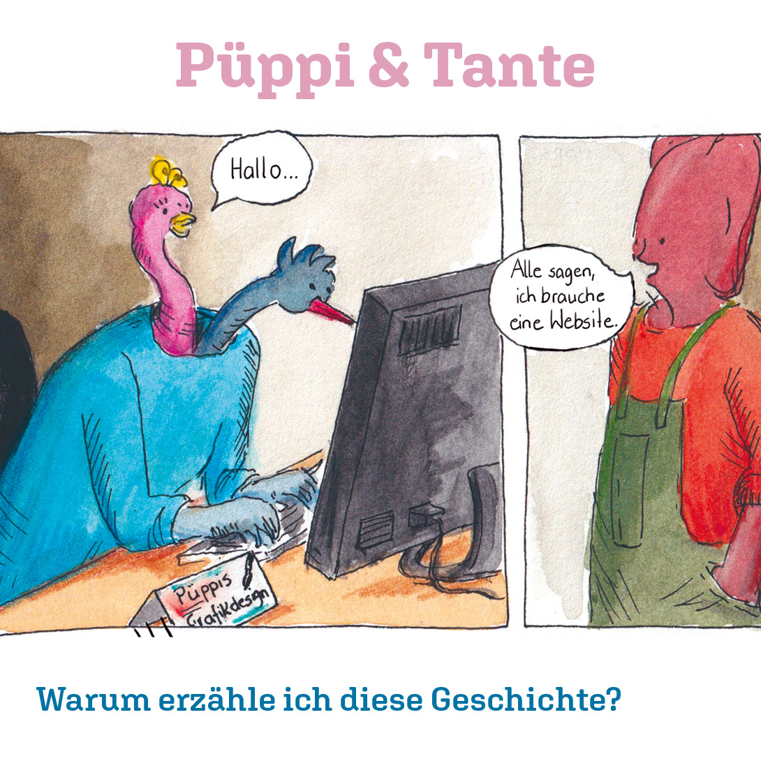 Warum ich „Püppi & Tante“ zeichne