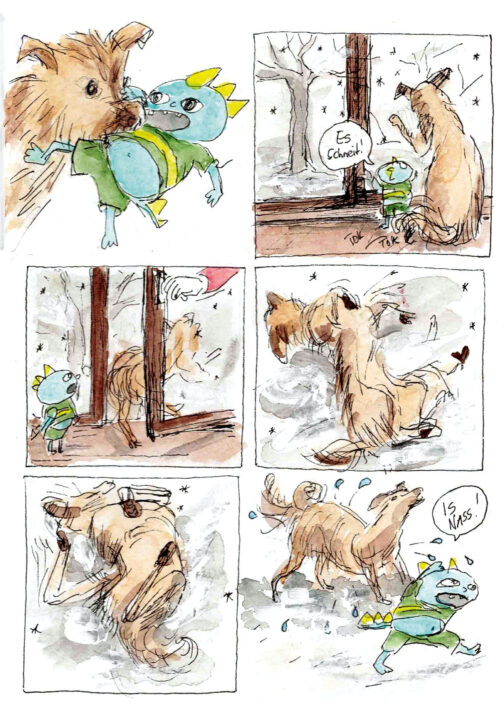 26.11.2025 Paula im Schnee