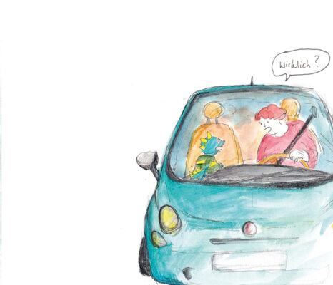 Fiat 500 Comic, Gesüräch Menno und Felice
