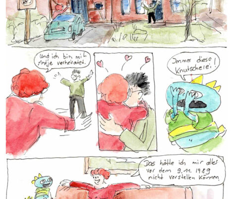 Nachdem Menno und ich über die Dömitzer Brücke gefahren sind – von Ost nach West, in die Lüneburger Heide, wo ich heute wohne – geht das Gespräch weiter. Diesmal nicht mehr unterwegs, sondern zuhause auf der Couch. Bleibt dran. To be continued!