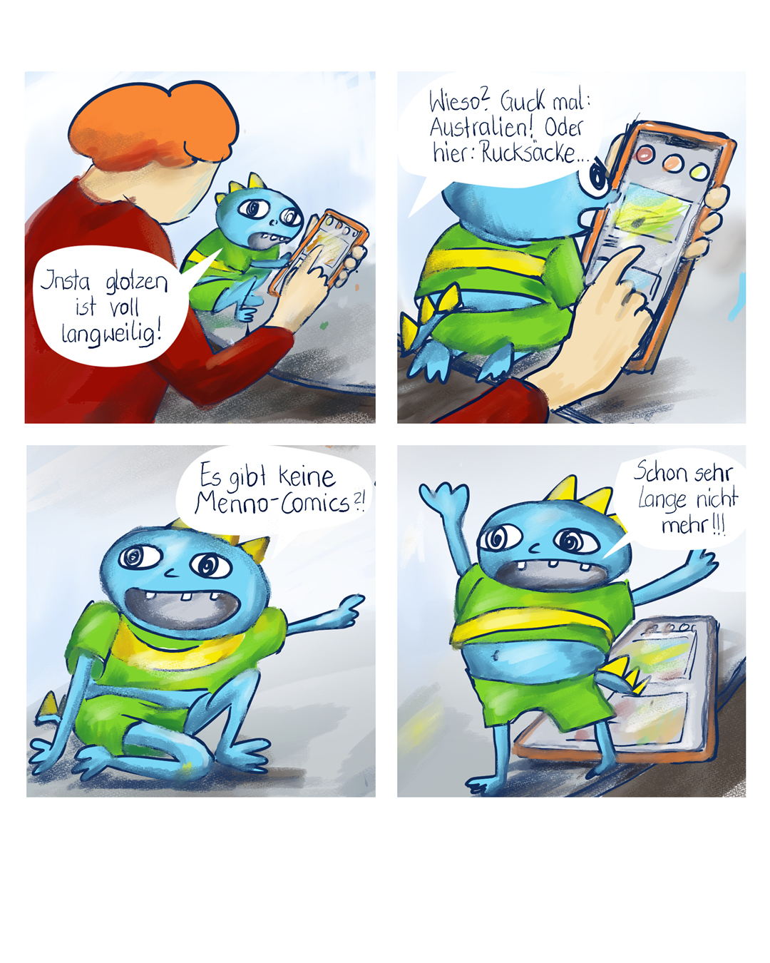 Menno ist wieder zurück, Comic